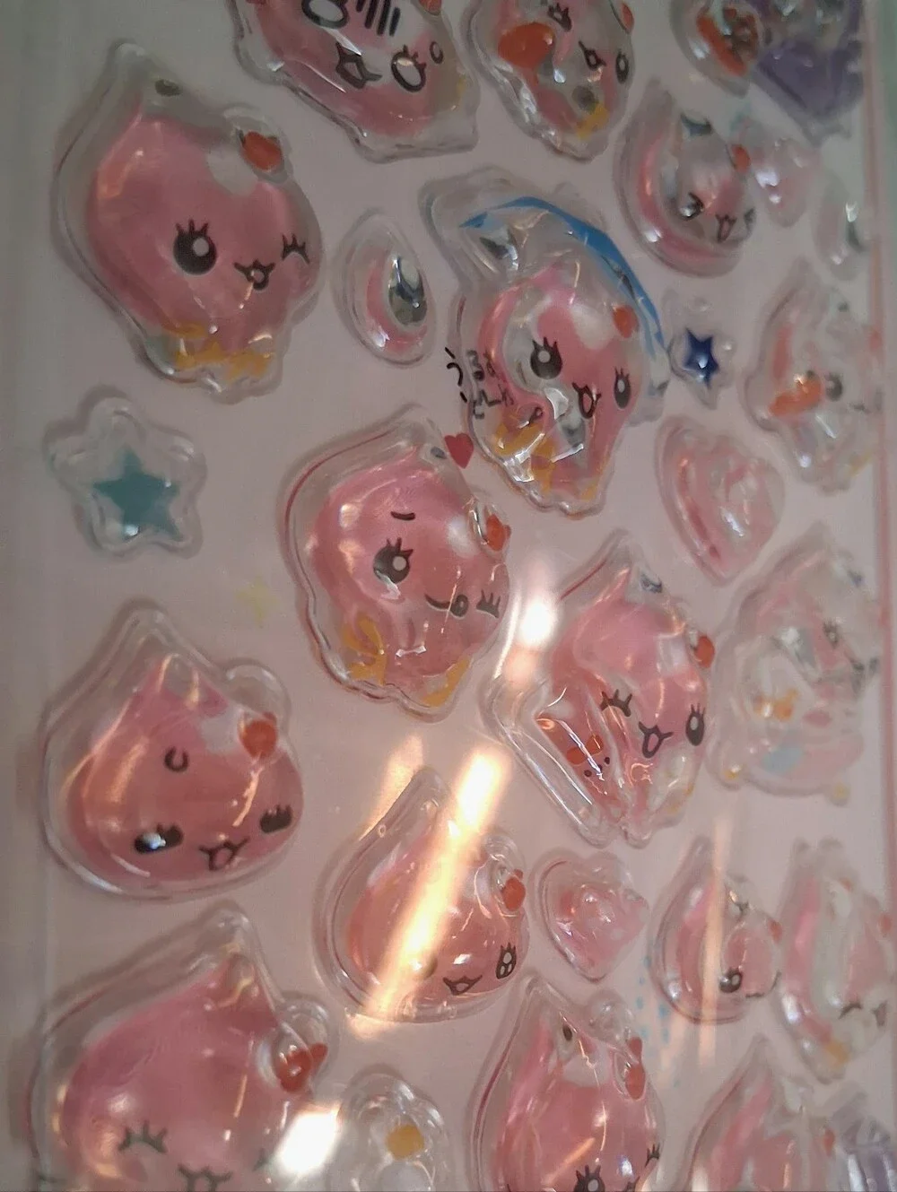 Bonbon Drop 3D Puffy Sricker Sheet